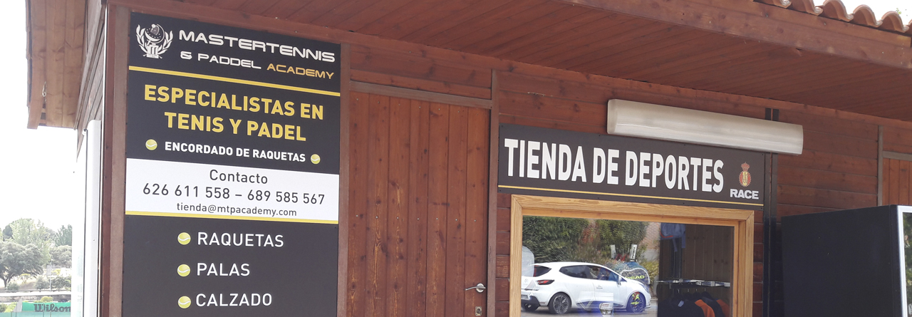 Nueva gestión tienda de tenis y pádel