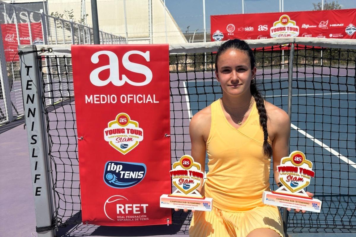 TERESA FONSECA, CAMPEONA DE DOBLES EN EL CAMPEONATO CADETE DE MADRID Y EN EL TORNEO UCJC