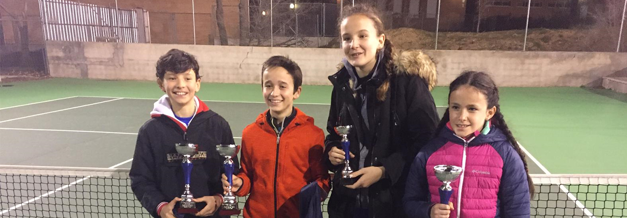 La Escuela de Tenis del RACE consigue el triplete en el Torneo Algete-Ocapa
