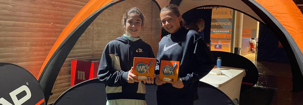 Paula Pintó, subcampeona en dobles en el Torneo TTK Warriors