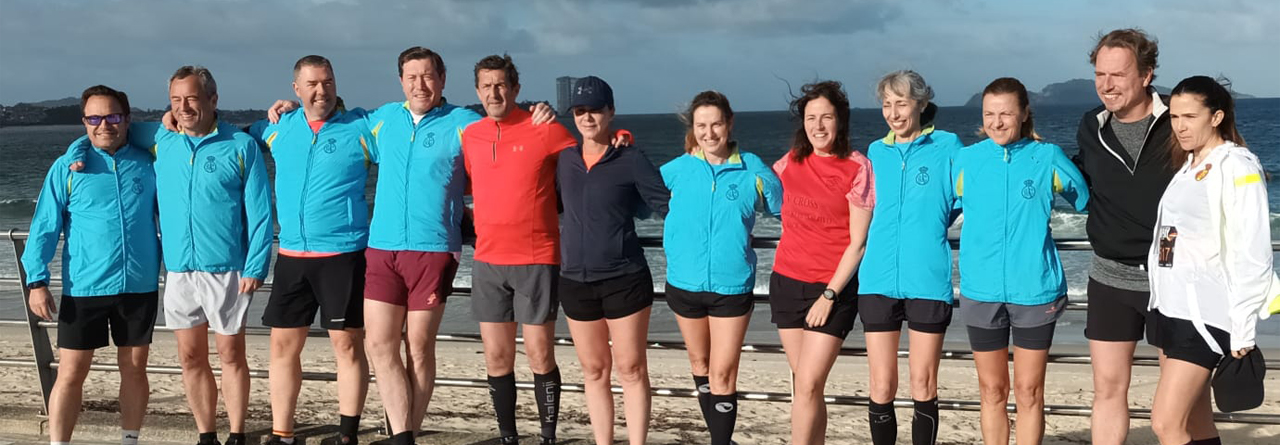 El Club del Corredor del RACE participa en el XXII Medio Maratón Vigo - Baiona