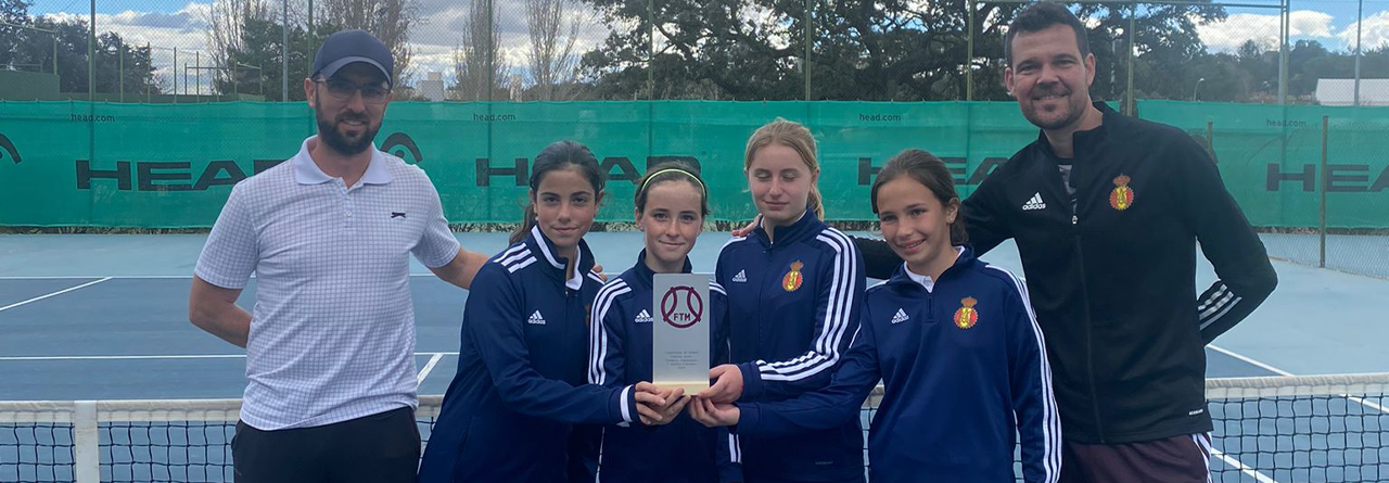 El equipo alevín femenino, campeón de consolación del Campeonato de Madrid