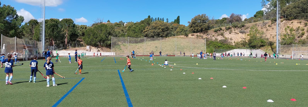 El Complejo Deportivo, sede de la Liga prebenjamín de la Federación Madrileña de Hockey