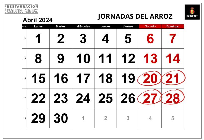 CALENDARIO