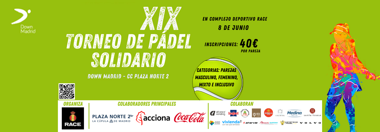 XIX Torneo Solidario de Pádel Down Madrid