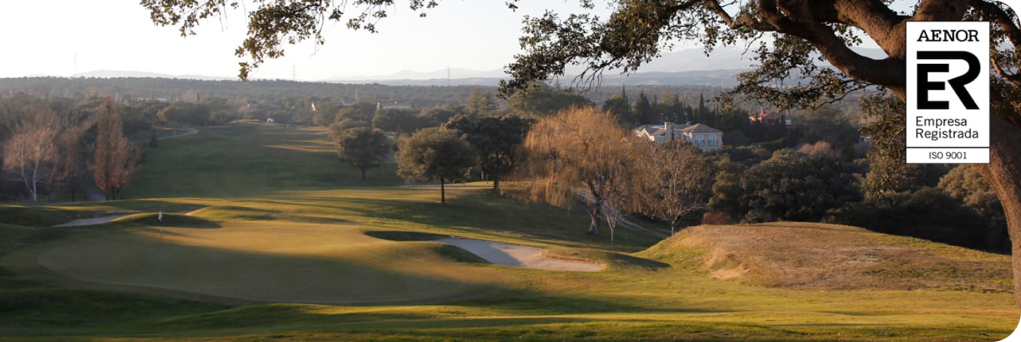 Panorámica del campo de golf