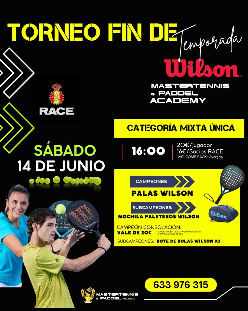 Torneo de pádel Fin de temporada RACE