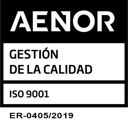 Sello AENOR Gestión Calidad ISO-9001