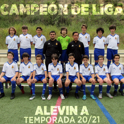 El equipo Alevín A de fútbol, ¡campeón de liga!