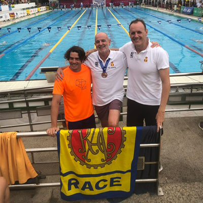 El equipo de Natación del RACE cierra la temporada de piscina en el Campeonato de España Máster