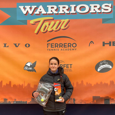 Teresa Fonseca, campeona infantil del torneo nacional TTK Warriors