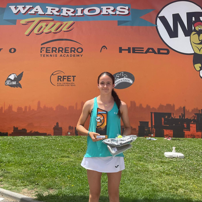 Teresa Fonseca, finalista del torneo nacional TTK Warriors Tour